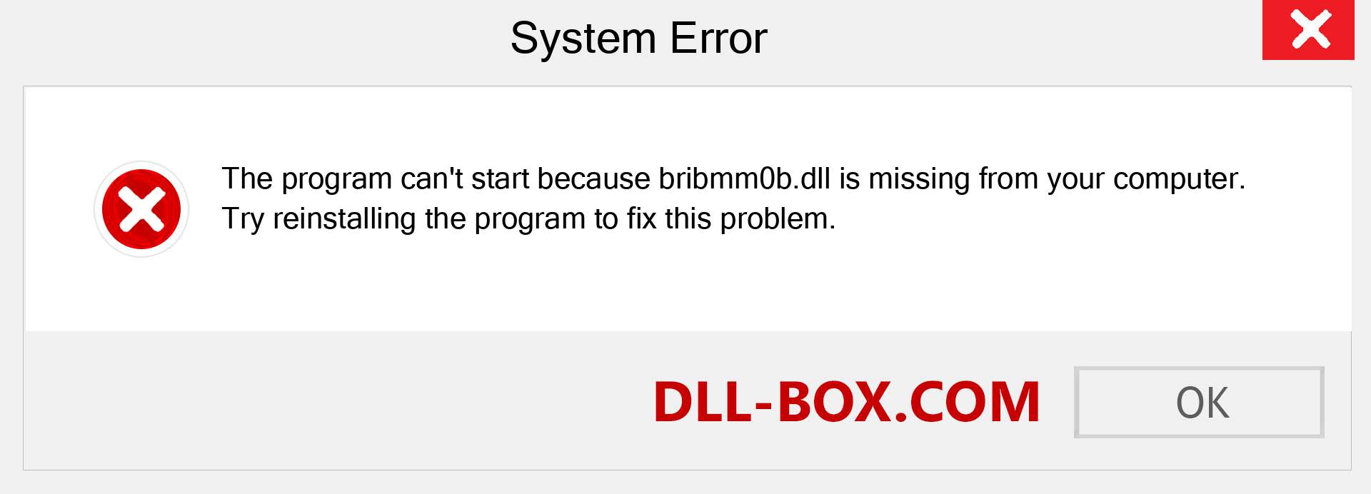  bribmm0b.dll file is missing?. Download for Windows 7, 8, 10 - Fix  bribmm0b dll Missing Error on Windows, photos, images